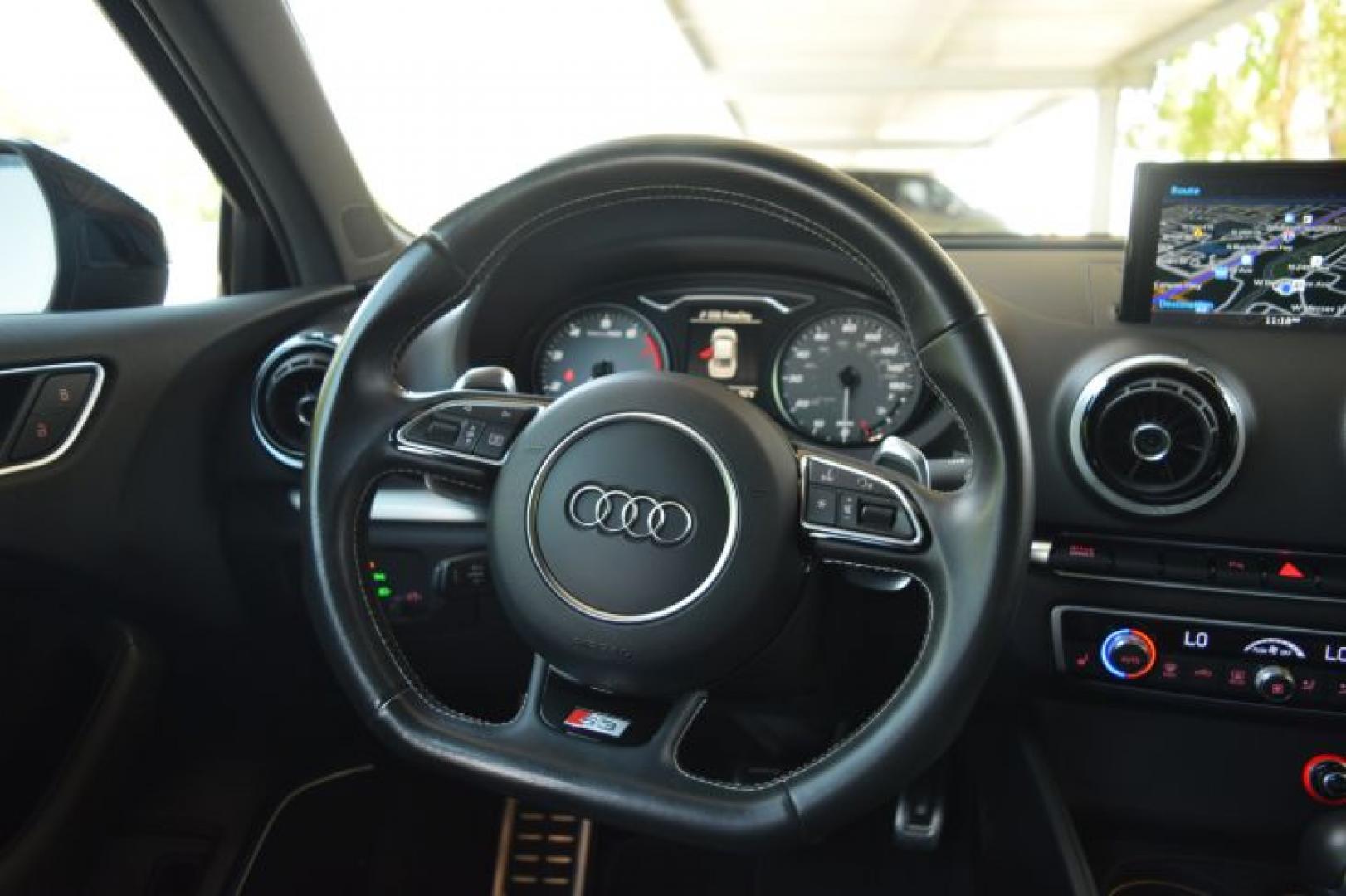 2015 Red /Black Leather Audi A3 2.0T Premium Sedan quattro S tronic (WAUFFGFF7F1) with an 2.0L L4 DOHC 16V engine, 6-Speed Automatic transmission, located at 11056 N 23rd Dr #101, Phoenix, AZ, 85029, (623) 434-4252, 33.587704, -112.109962 - Photo#14