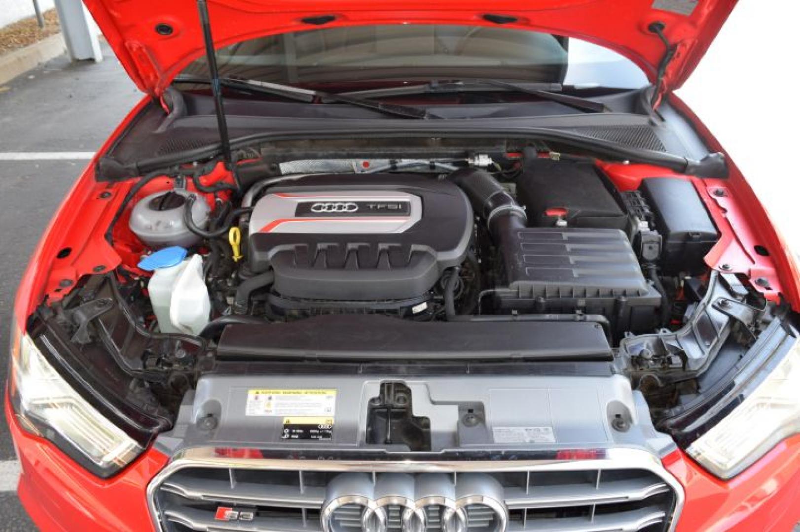 2015 Red /Black Leather Audi A3 2.0T Premium Sedan quattro S tronic (WAUFFGFF7F1) with an 2.0L L4 DOHC 16V engine, 6-Speed Automatic transmission, located at 11056 N 23rd Dr #101, Phoenix, AZ, 85029, (623) 434-4252, 33.587704, -112.109962 - Photo#39