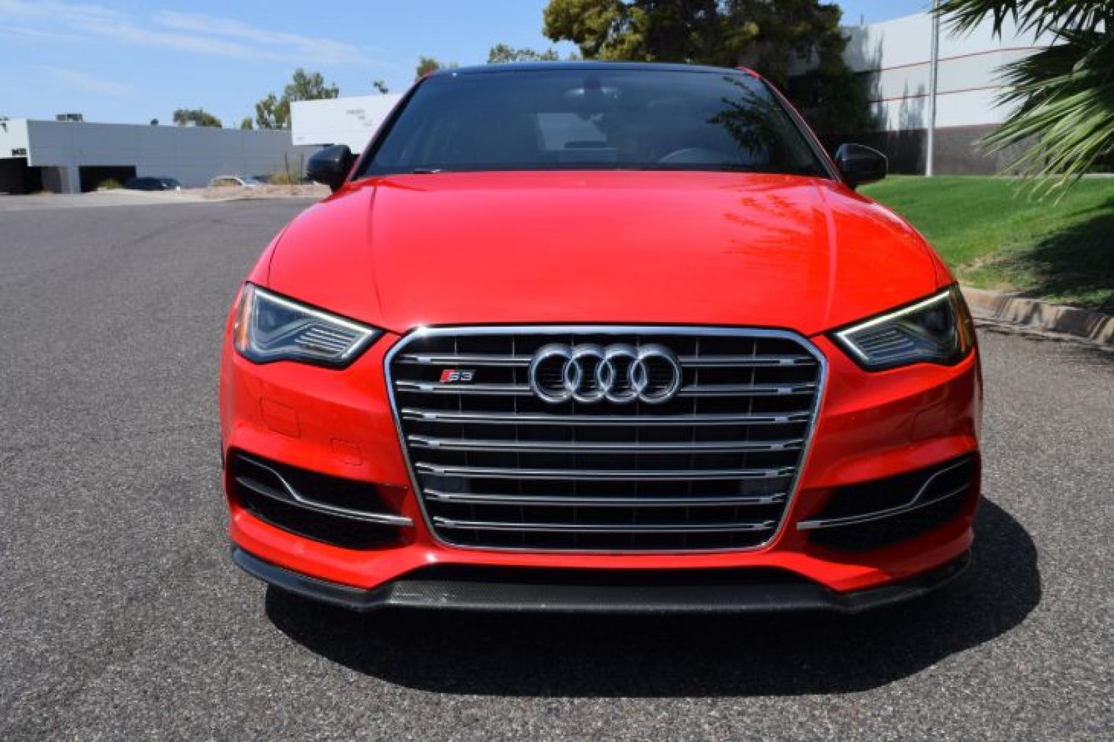 2015 Red /Black Leather Audi A3 2.0T Premium Sedan quattro S tronic (WAUFFGFF7F1) with an 2.0L L4 DOHC 16V engine, 6-Speed Automatic transmission, located at 11056 N 23rd Dr #101, Phoenix, AZ, 85029, (623) 434-4252, 33.587704, -112.109962 - Photo#8