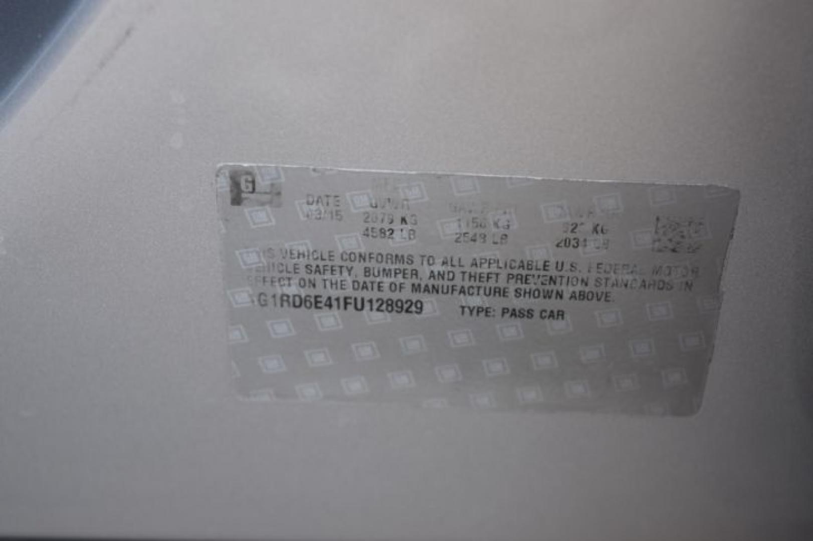 2015 Silver Ice Metallic /Jet Black seats/Dark accents Chevrolet Volt Premium w/ Navigation (1G1RD6E41FU) with an 1.4L 4 Cylinders engine, Continuously Variable Transmission transmission, located at 11056 N 23rd Dr #101, Phoenix, AZ, 85029, (623) 434-4252, 33.587704, -112.109962 - Photo#43