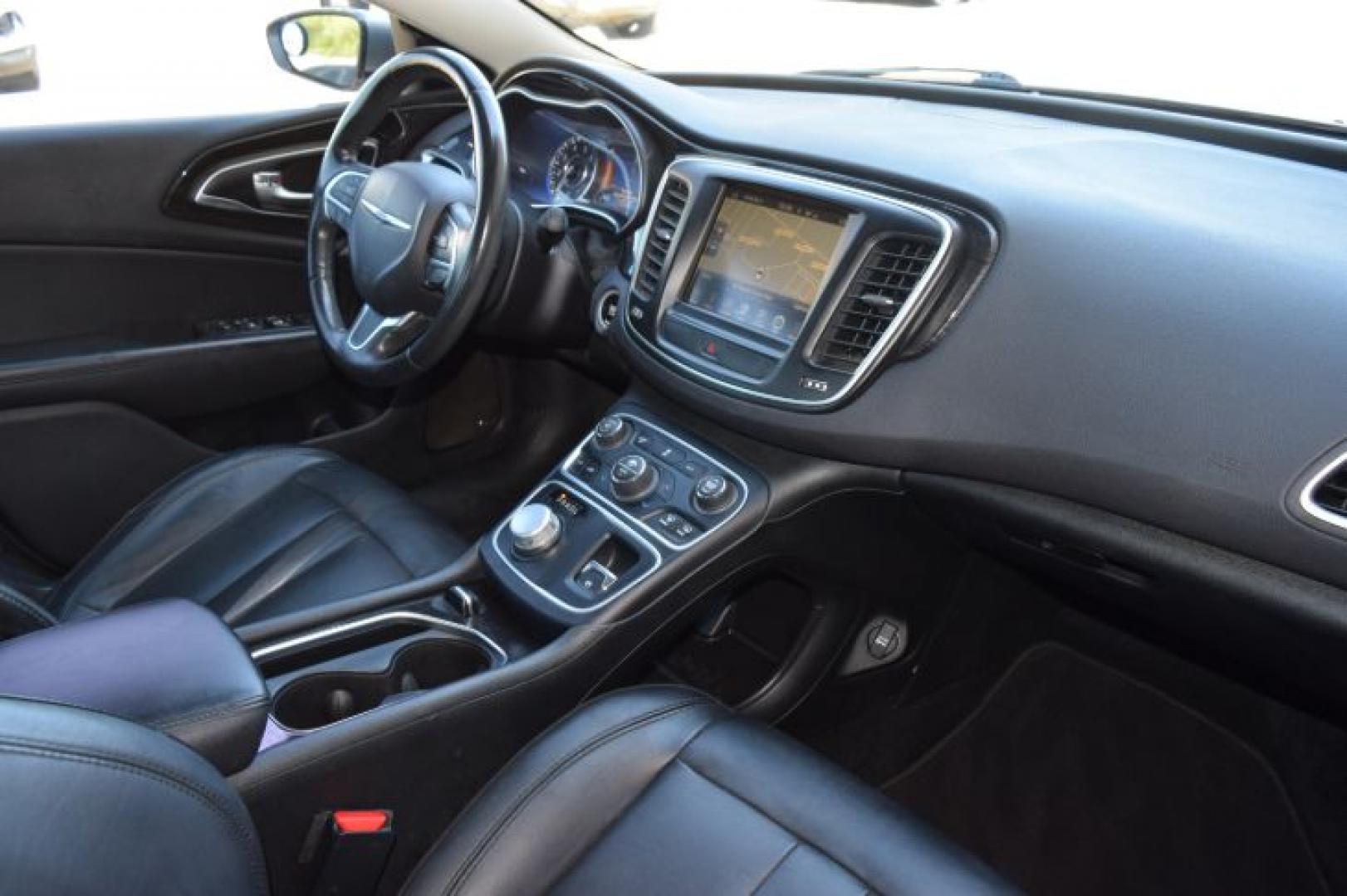 2016 Granite Crystal Metallic Clearcoat /Black Chrysler 200 C (1C3CCCCB4GN) with an 2.4L L4 DOHC 16V engine, 9-Speed Automatic transmission, located at 11056 N 23rd Dr #101, Phoenix, AZ, 85029, (623) 434-4252, 33.587704, -112.109962 - Photo#1