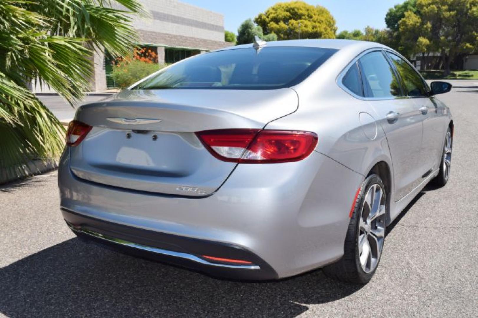 2016 Granite Crystal Metallic Clearcoat /Black Chrysler 200 C (1C3CCCCB4GN) with an 2.4L L4 DOHC 16V engine, 9-Speed Automatic transmission, located at 11056 N 23rd Dr #101, Phoenix, AZ, 85029, (623) 434-4252, 33.587704, -112.109962 - Photo#5