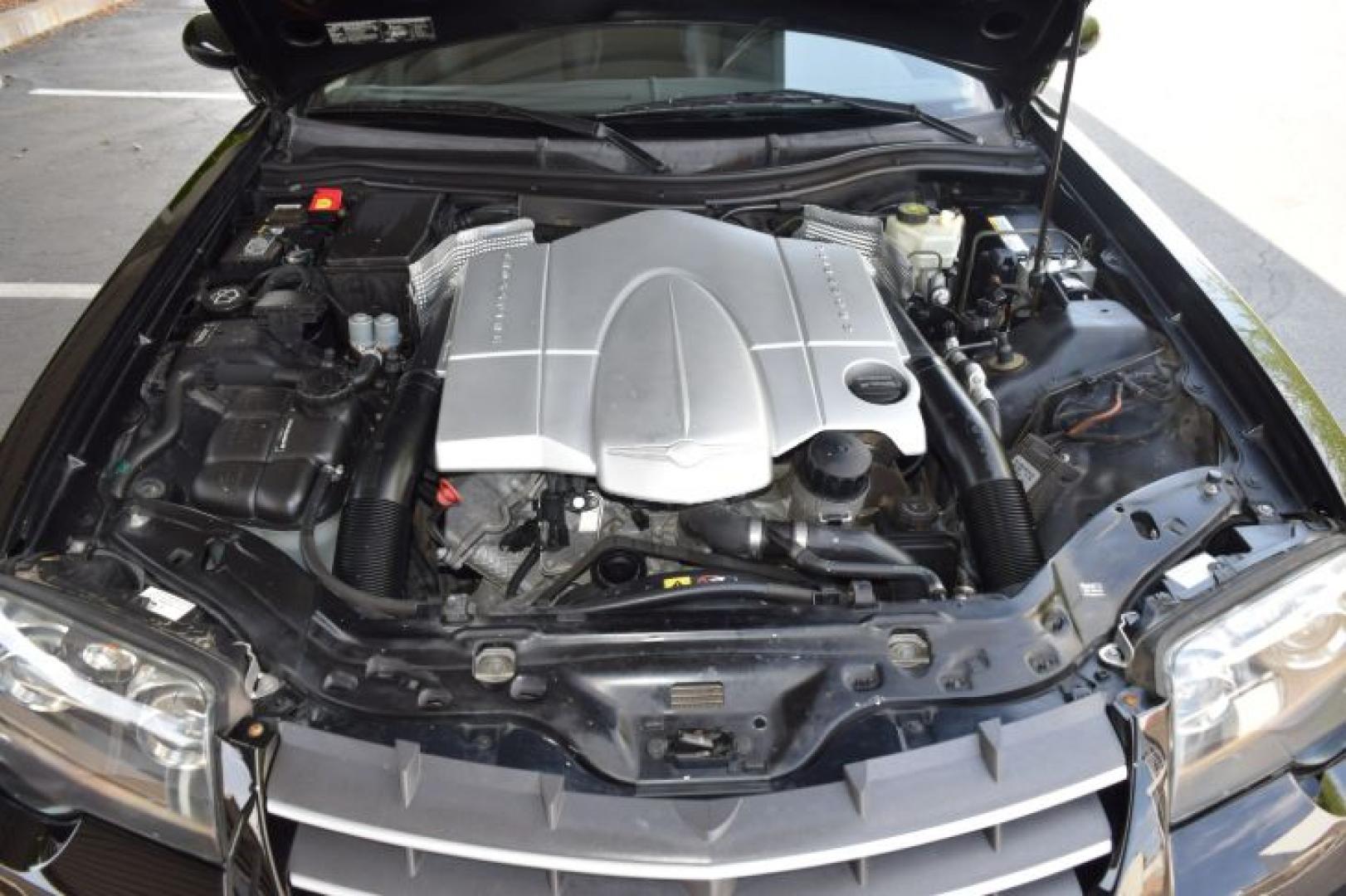 2004 Black /Dark Slate Gray Chrysler Crossfire Coupe (1C3AN69L74X) with an 3.2L V6 SOHC 18V engine, Automatic transmission, located at 11056 N 23rd Dr #101, Phoenix, AZ, 85029, (623) 434-4252, 33.587704, -112.109962 - Photo#27