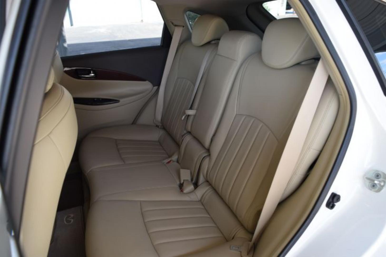 2008 Moonlight White Pearl /Wheat Infiniti EX EX35 (JNKAJ09E58M) with an 3.5L V6 DOHC 24V engine, 5-Speed Automatic Overdrive transmission, located at 11056 N 23rd Dr #101, Phoenix, AZ, 85029, (623) 434-4252, 33.587704, -112.109962 - Photo#11