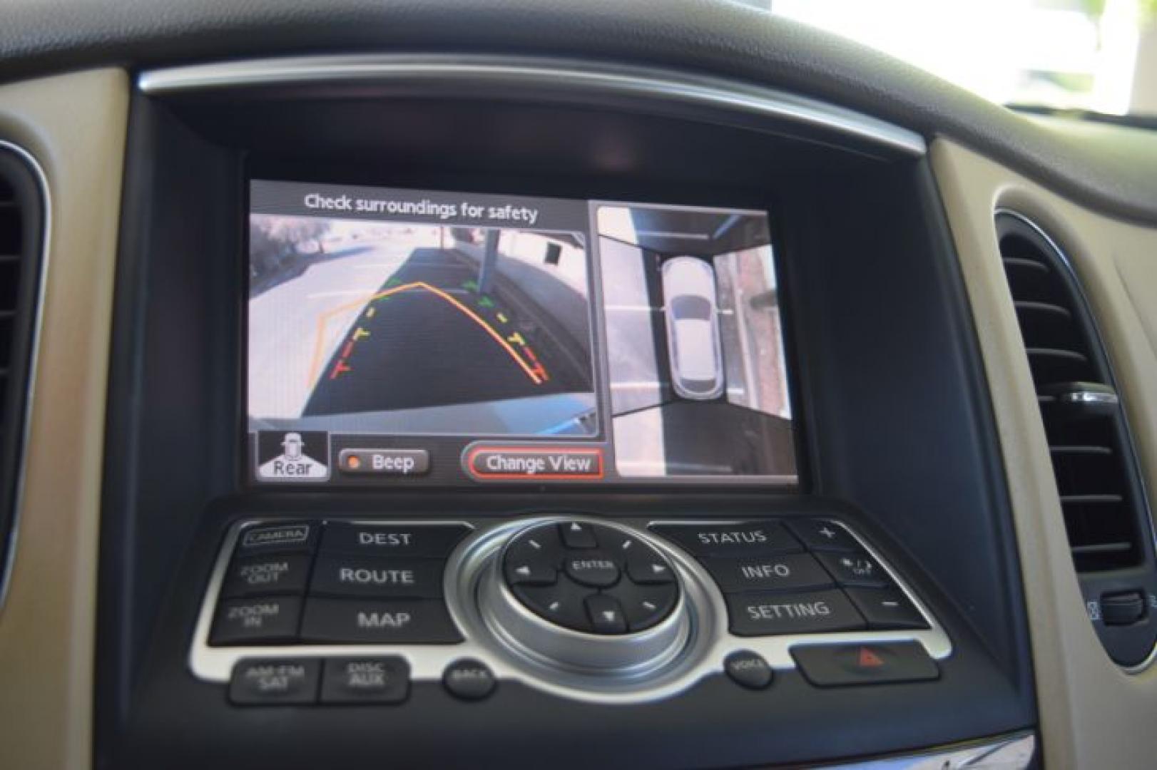 2008 Moonlight White Pearl /Wheat Infiniti EX EX35 (JNKAJ09E58M) with an 3.5L V6 DOHC 24V engine, 5-Speed Automatic Overdrive transmission, located at 11056 N 23rd Dr #101, Phoenix, AZ, 85029, (623) 434-4252, 33.587704, -112.109962 - Photo#17