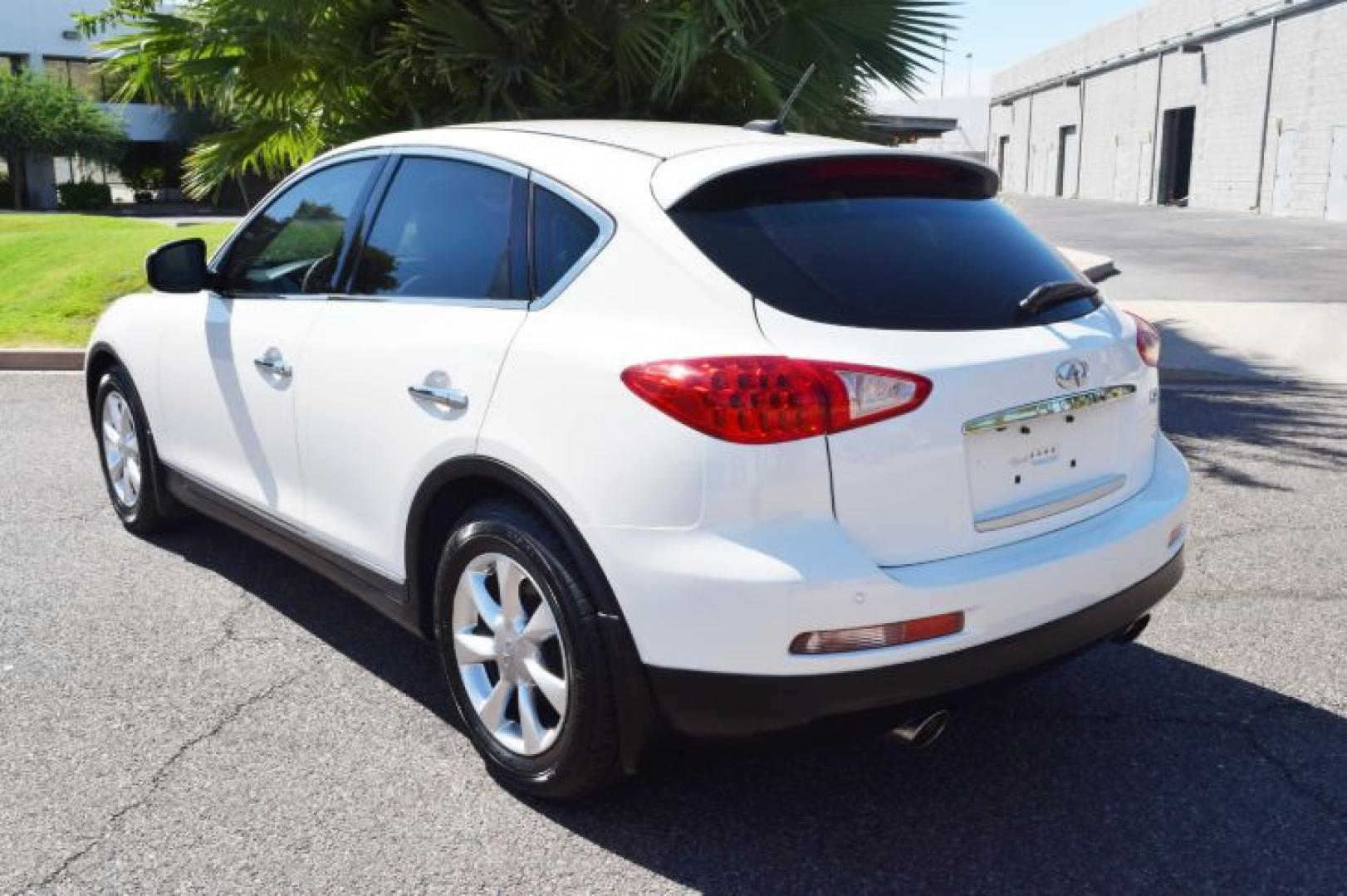 2008 Moonlight White Pearl /Wheat Infiniti EX EX35 (JNKAJ09E58M) with an 3.5L V6 DOHC 24V engine, 5-Speed Automatic Overdrive transmission, located at 11056 N 23rd Dr #101, Phoenix, AZ, 85029, (623) 434-4252, 33.587704, -112.109962 - Photo#6