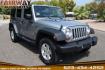 2013 Billet Silver Metallic /Black Jeep Wrangler Unlimited Sport 4WD (1C4BJWDG0DL) with an 3.6L V6 DOHC 24V FFV engine, Automatic transmission, located at 11056 N 23rd Dr #101, Phoenix, AZ, 85029, (623) 434-4252, 33.587704, -112.109962 - Photo#0