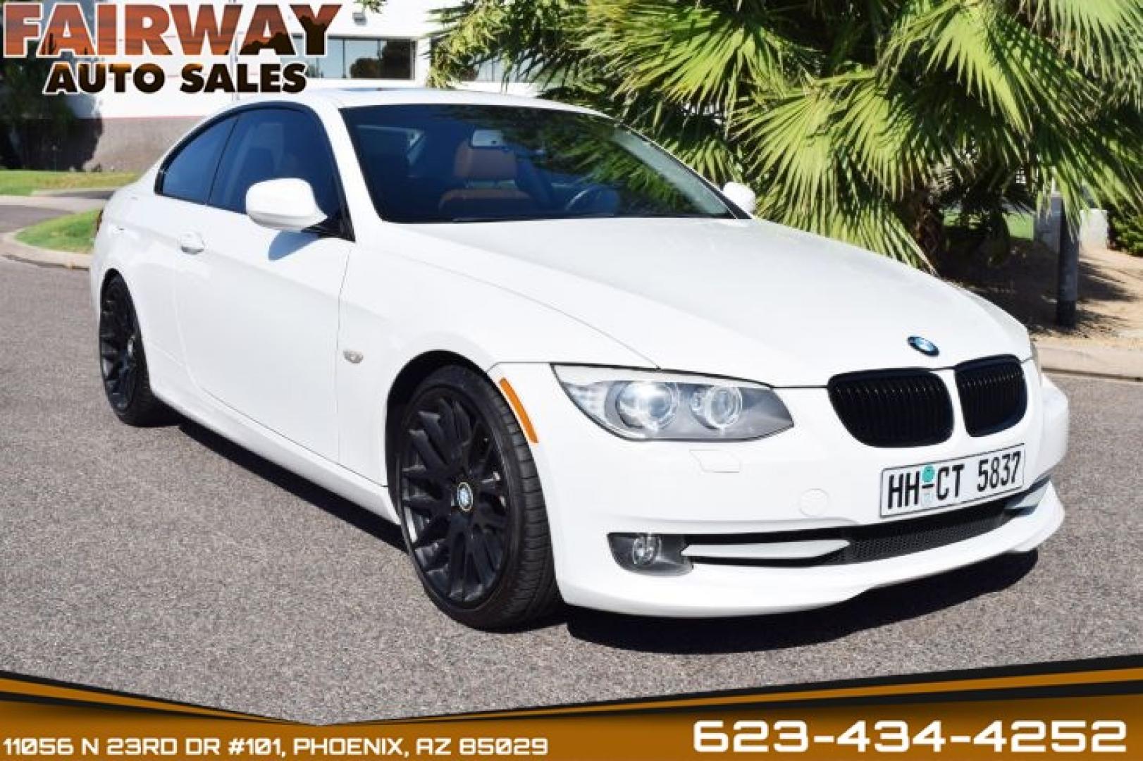 2011 Alpine White BMW 3-Series 328i Coupe - SULEV (WBAKE5C52BE) with an 3.0L L6 DOHC 24V engine, located at 11056 N 23rd Dr #101, Phoenix, AZ, 85029, (623) 434-4252, 33.587704, -112.109962 - Photo#0