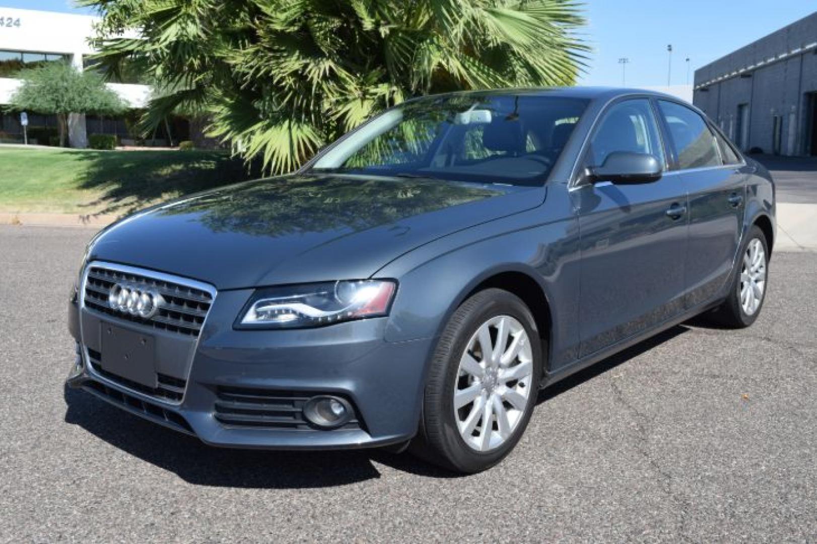2011 Quartz Gray Metallic /Black Audi A4 2.0 T Sedan FrontTrak Multitronic (WAUEFAFL6BN) with an 2.0L L4 DOHC 16V TURBO engine, Continuously Variable Transmisson transmission, located at 11056 N 23rd Dr #101, Phoenix, AZ, 85029, (623) 434-4252, 33.587704, -112.109962 - Photo#2