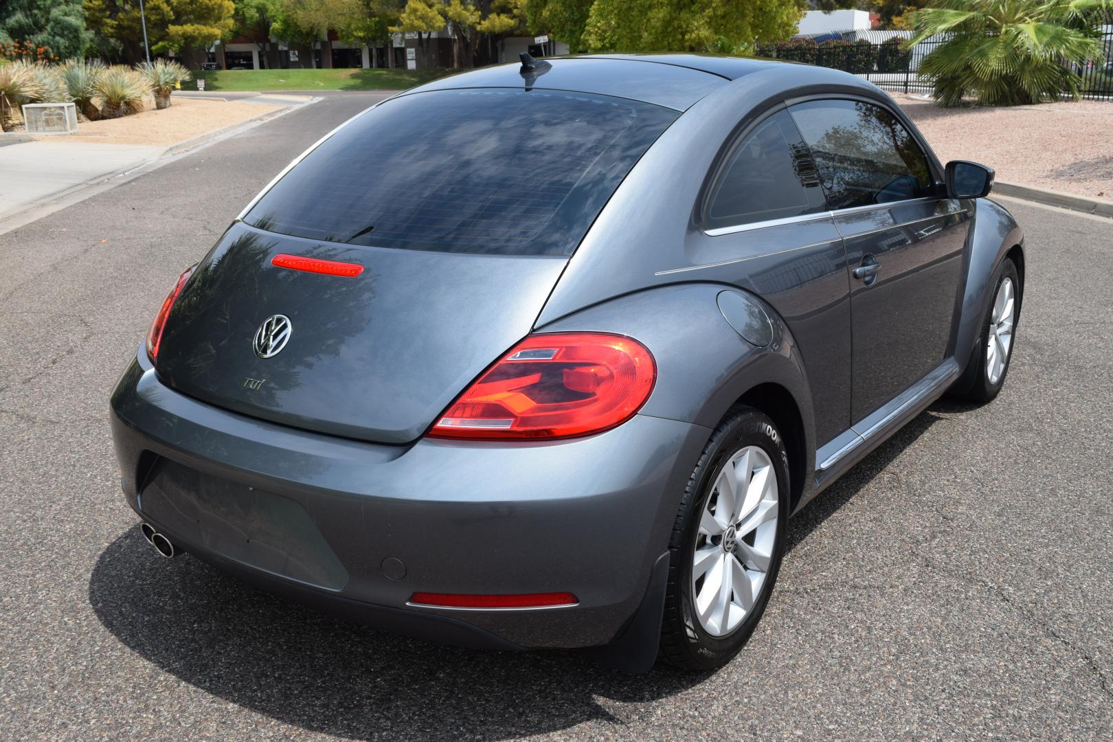 2014 /Black Volkswagen Beetle 2.0T Turbo (3VWJL7AT2EM) with an 2.0L L4 DOHC 16V TURBO DIESEL engine, Automatic transmission, located at 11056 N 23rd Dr #101, Phoenix, AZ, 85029, (623) 434-4252, 33.587704, -112.109962 - Photo#5