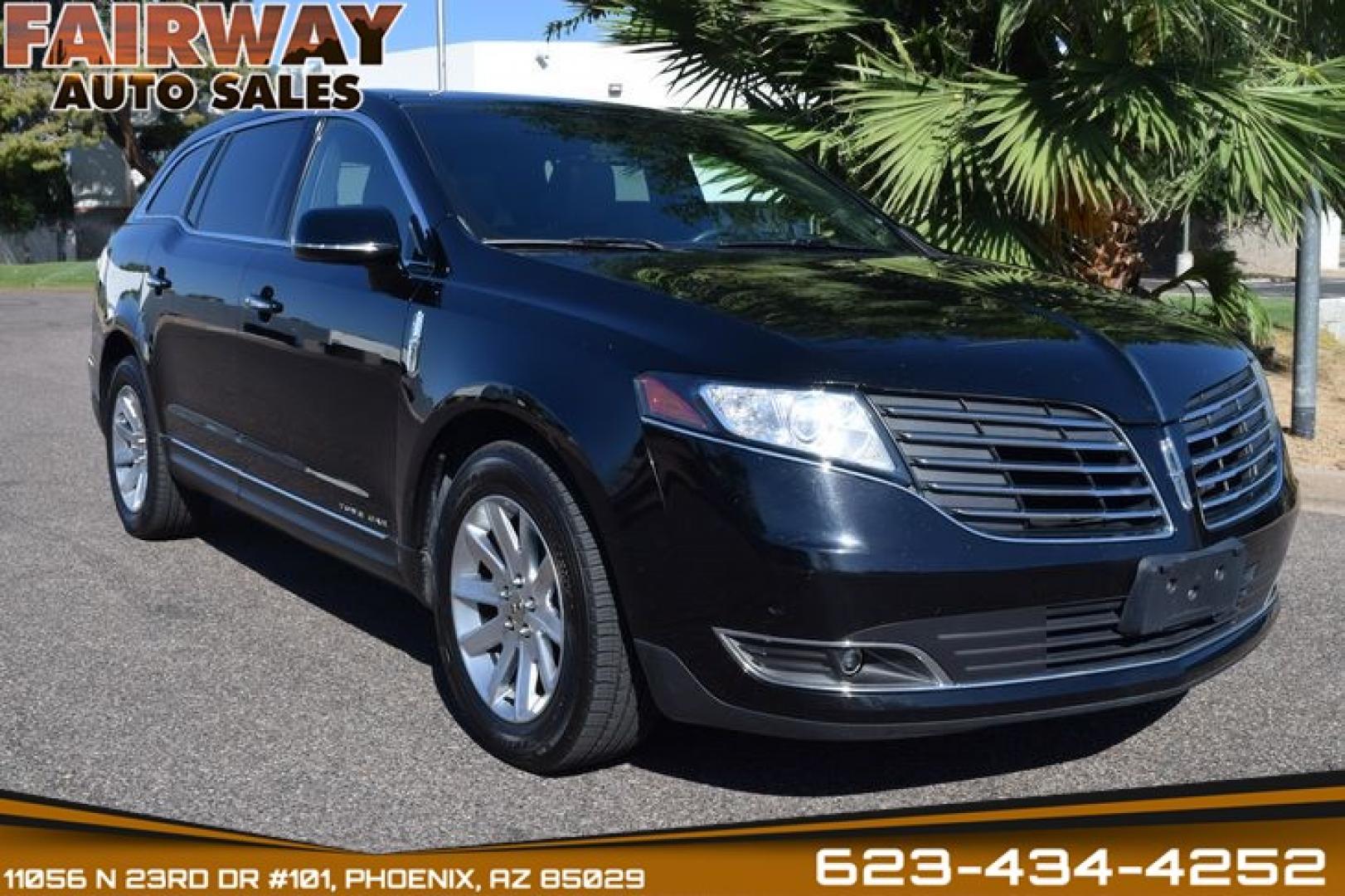 2017 Black Velvet /Charcoal Black Lincoln MKT Livery AWD (2LMHJ5NK5HB) with an 3.7L V6 DOHC 24V engine, 6-Speed Automatic transmission, located at 11056 N 23rd Dr #101, Phoenix, AZ, 85029, (623) 434-4252, 33.587704, -112.109962 - Photo#0
