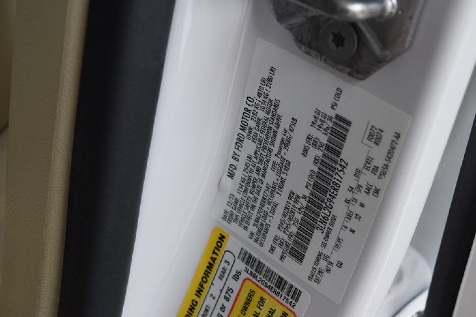 2014 White Platinum Metallic Tri-Coat /Light Dune Lincoln MKZ FWD (3LN6L2G94ER) with an 2.0L L4 DOHC 16V engine, 6-Speed Automatic transmission, located at 11056 N 23rd Dr #101, Phoenix, AZ, 85029, (623) 434-4252, 33.587704, -112.109962 - Photo#44