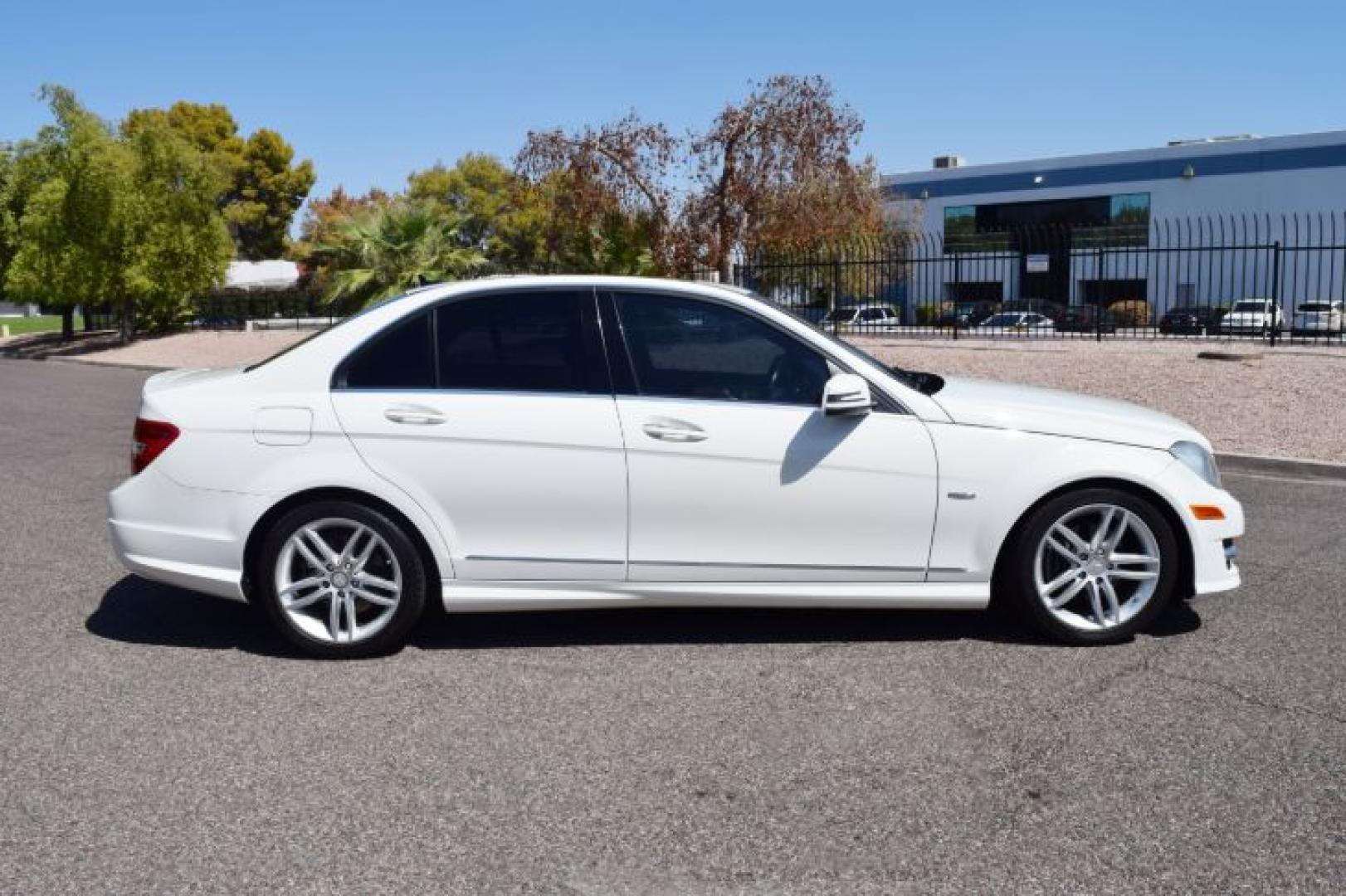 2012 Arctic White Mercedes-Benz C 250 C250 Sport Sedan (WDDGF4HB2CR) with an 3.0L V6 DOHC 16V engine, 7-Speed Automatic transmission, located at 11056 N 23rd Dr #101, Phoenix, AZ, 85029, (623) 434-4252, 33.587704, -112.109962 - Photo#3