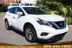 2018 Pearl White /Graphite Nissan Murano S (5N1AZ2MG2JN) with an 3.5L V6 DOHC 24V engine, CVT transmission, located at 11056 N 23rd Dr #101, Phoenix, AZ, 85029, (623) 434-4252, 33.587704, -112.109962 - Photo#0