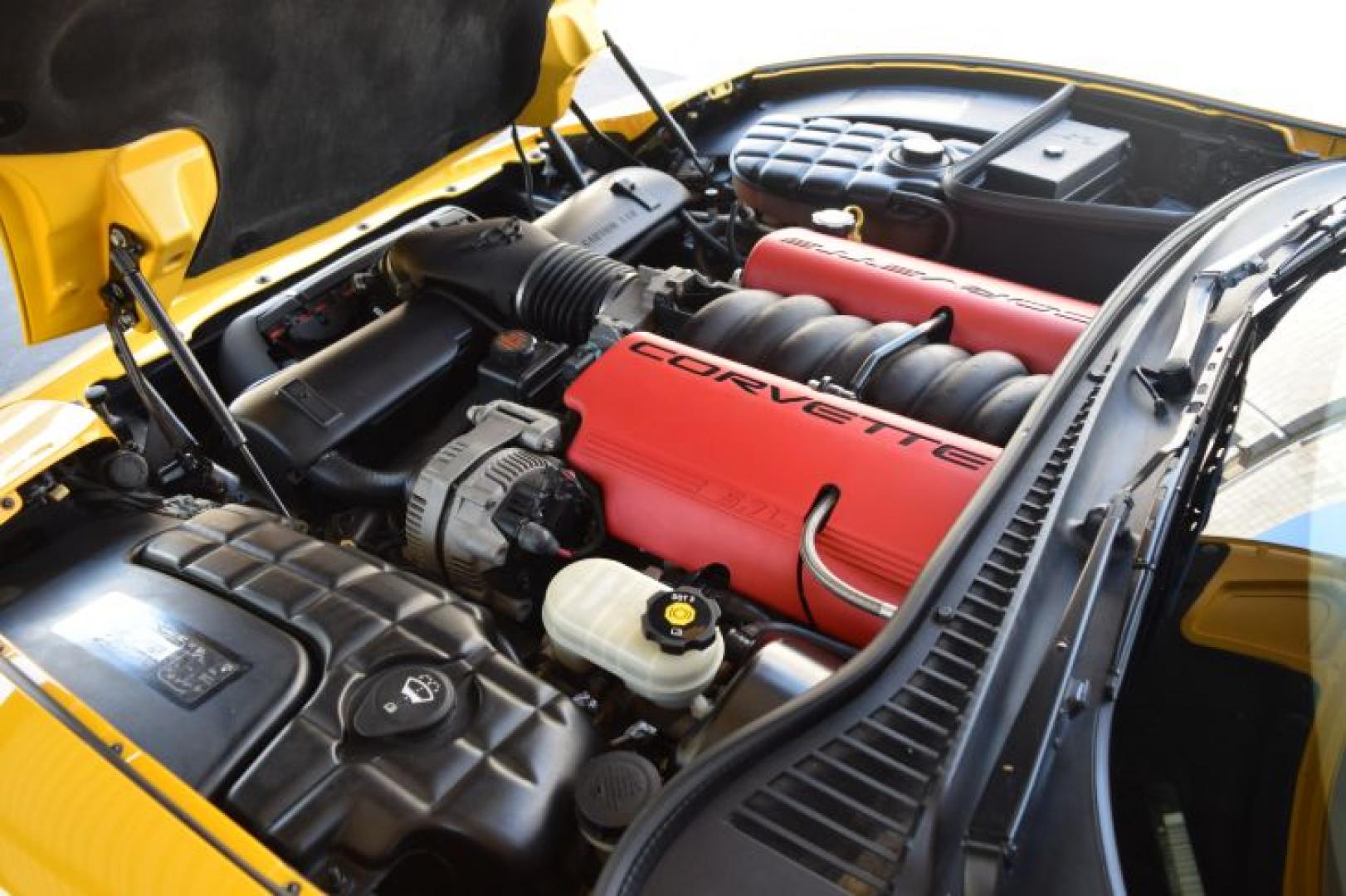 2002 Millenium Yellow /Black Chevrolet Corvette Z06 (1G1YY12S025) with an 5.7L V8 OHV 16V engine, 6-Speed Manual Overdrive transmission, located at 11056 N 23rd Dr #101, Phoenix, AZ, 85029, (623) 434-4252, 33.587704, -112.109962 - Photo#30