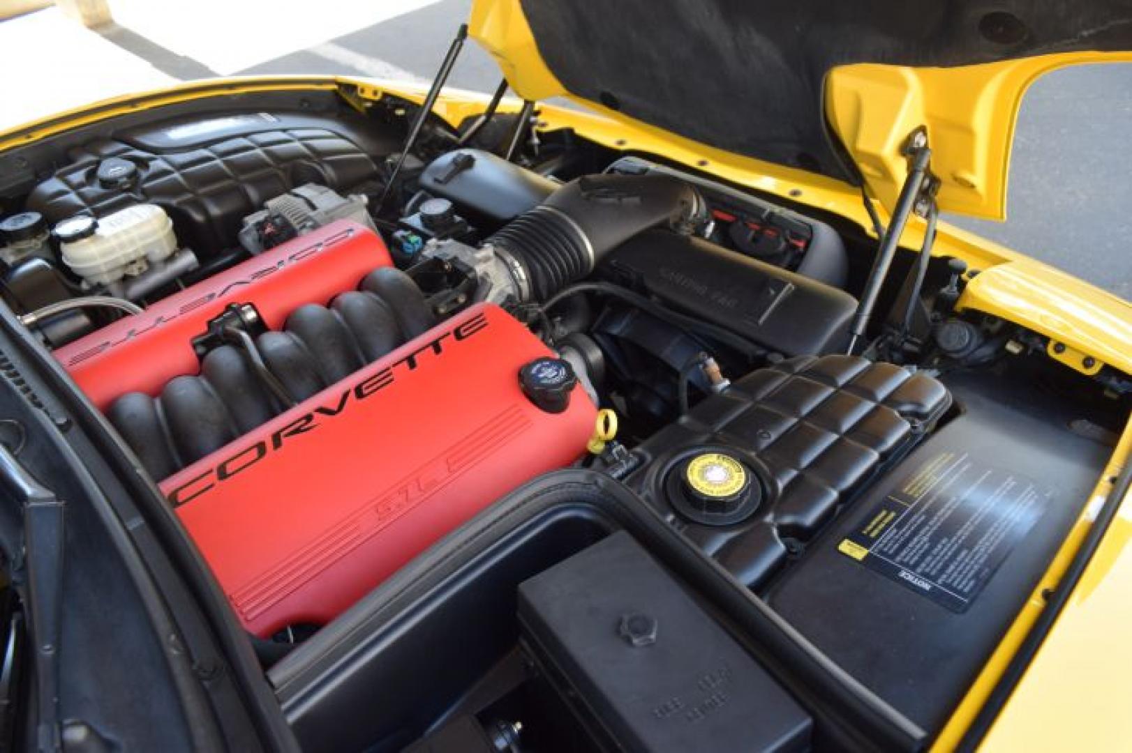 2002 Millenium Yellow /Black Chevrolet Corvette Z06 (1G1YY12S025) with an 5.7L V8 OHV 16V engine, 6-Speed Manual Overdrive transmission, located at 11056 N 23rd Dr #101, Phoenix, AZ, 85029, (623) 434-4252, 33.587704, -112.109962 - Photo#31